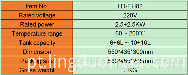 Electric Fryer Product Details